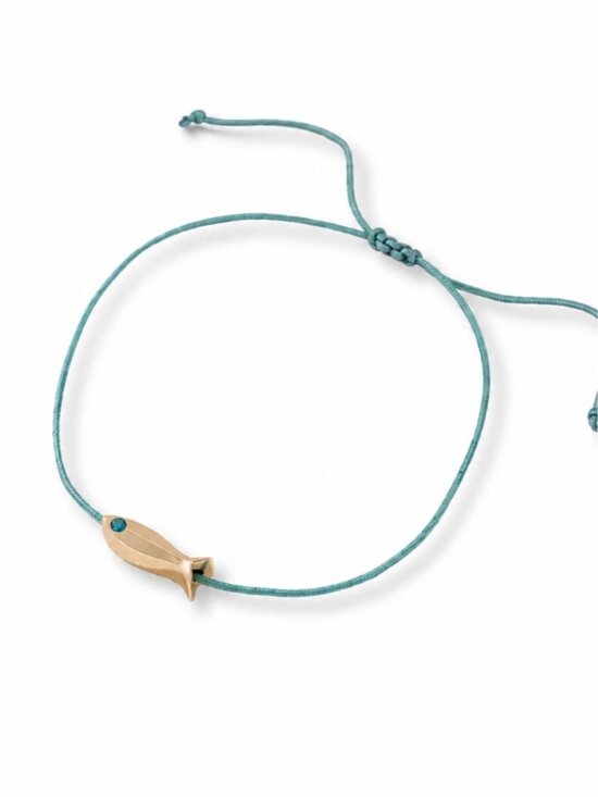 Anthropologie Jewelry - New! Coastal Blue Fish Anklet NWOT 3050